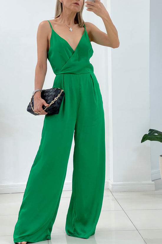 Load image into Gallery viewer, SATIN JUMPSUIT
